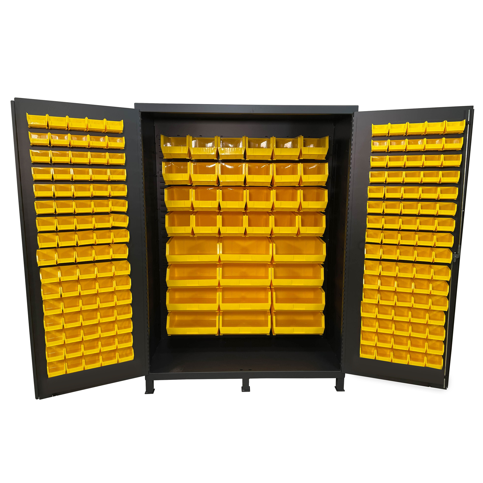 Valley Craft, Bin Shelf Cabinet, Height 84 in, Width 60 in, Bins Included (qty.) 196 Model# F87953A7